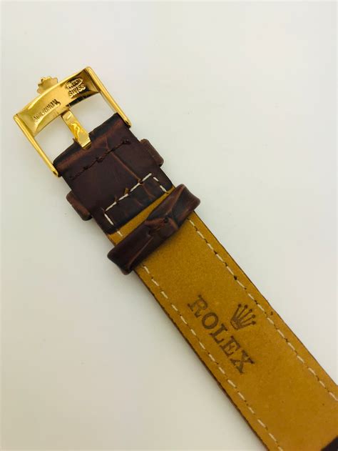 genuine rolex leather strap.